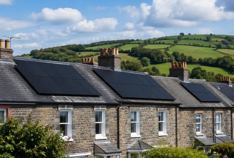 Solar PV job in Widecombe-in-the-Moor, Ashburton, Devon