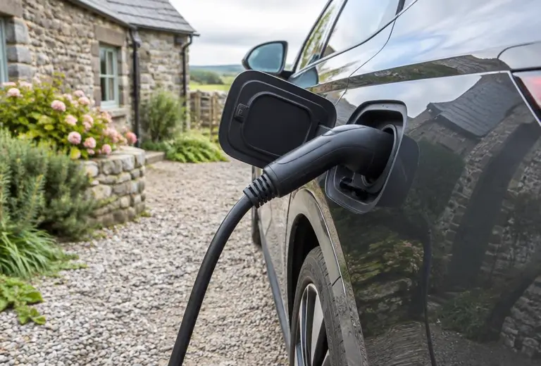EV charger installation job in Rockbeare, Cranbrook, Devon