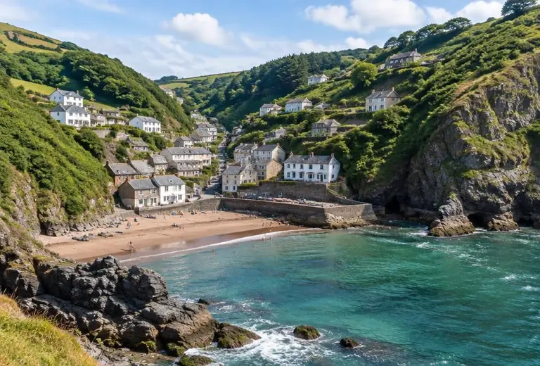 Electricians in Combe Martin, Devon: local street scene
