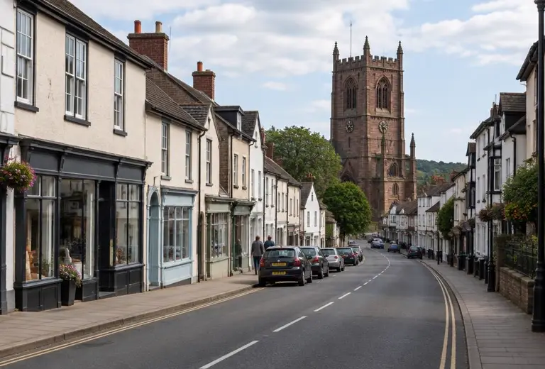 Electricians in Cullompton, Devon: local street scene