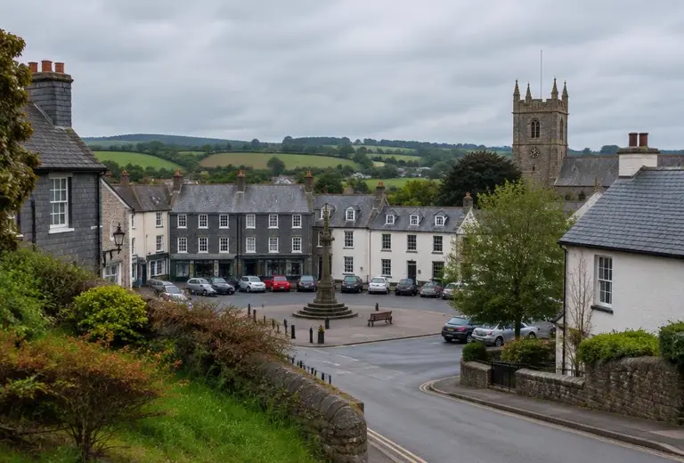 Electricians in Holsworthy, Devon: local street scene
