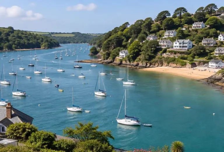 Electricians in Salcombe, Devon: local street scene
