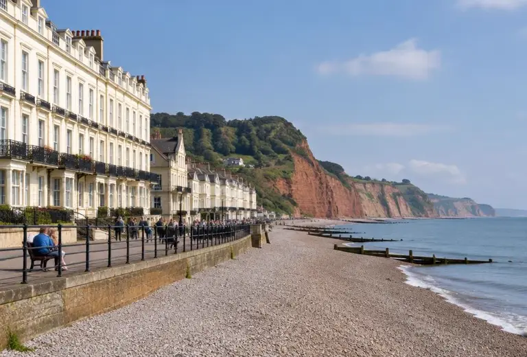 Electricians in Sidmouth, Devon: local street scene