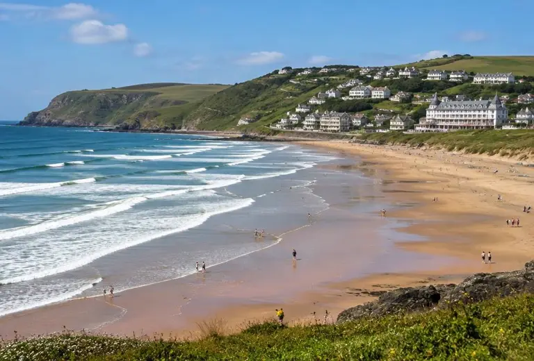 Electricians in Woolacombe, Devon: local street scene