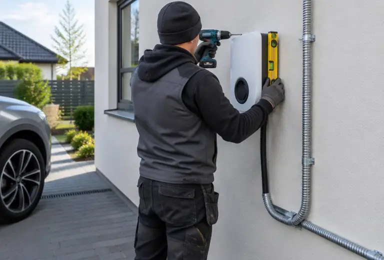 EV charger installation job in Withycombe Raleigh, Exmouth, Devon