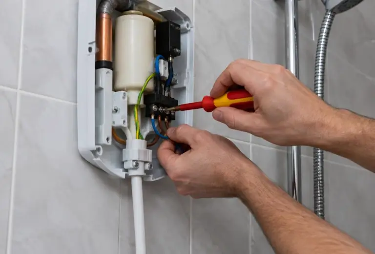 Electric showers job in Preston, Kingsteignton, Devon